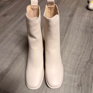 Cream Calf Boots